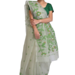 Jamdani Saree-Water Lili