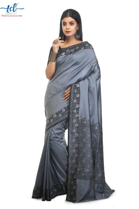 Bangalore Silk Banarasi Saree-Mughal Darbar