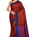 Banaras Handloom-Maroon Princess