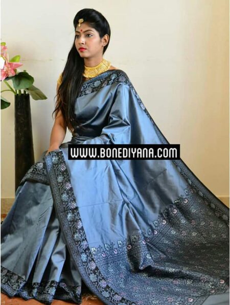 Banaras Handwoven Silk- Minakari