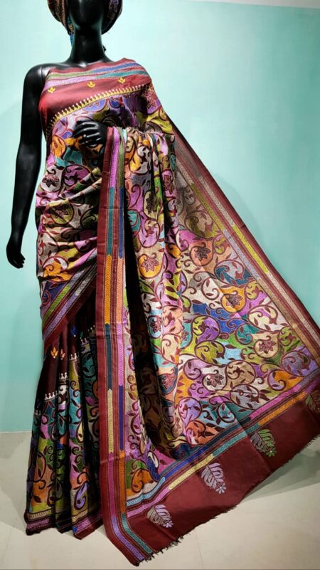 Handcrafted Nakshi Kantha-Secret Garden