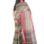 Dhaniakhali Cotton Saree-Fish Tandoori