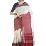 Begampuri Saree-Red Castle