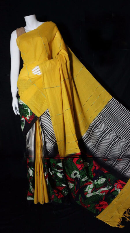 S-00028-Yellow cotton khes